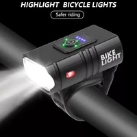 t6 led bicycle light 10w 800lm 6 modes usb rechargeable power display mtb mountain road bike front lamp cycling equipment