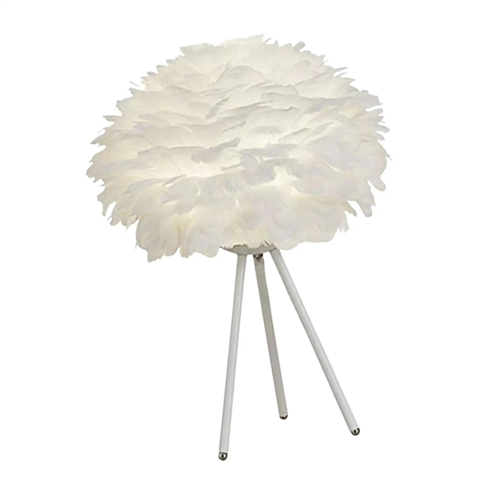

Nordic LED Feather Table Lamp Desk Light Bedside Lamps for Bedroom Bar Decor