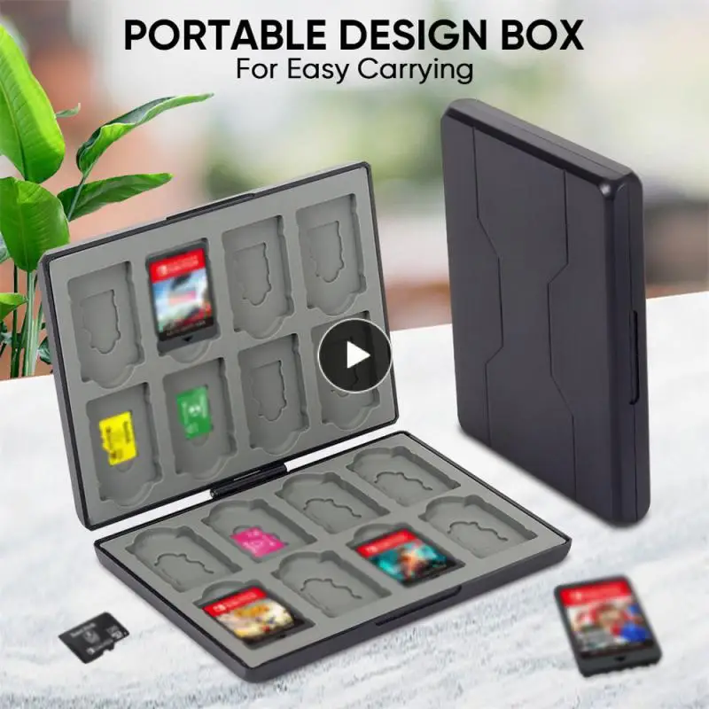 

Stable And Not Loose Game Machine Peripheral Subject Limits Mini Portable Magnetic Card Box Small And Portable Storage Box Black