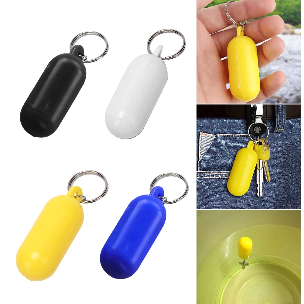

1-4pcs Kayak Floating Keyring Buoyant Keychain Marine Sailing Boat Accessories Kayaking keyring Buoyant Holder Float Key Ring
