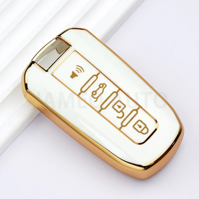 

Чехол для смарт-ключа из ТПУ с 3 кнопками для Ssangyong Actyon Kyron Rodius Tivolan Ssangyong Korando C Rexton W, держатель для автомобильного брелока