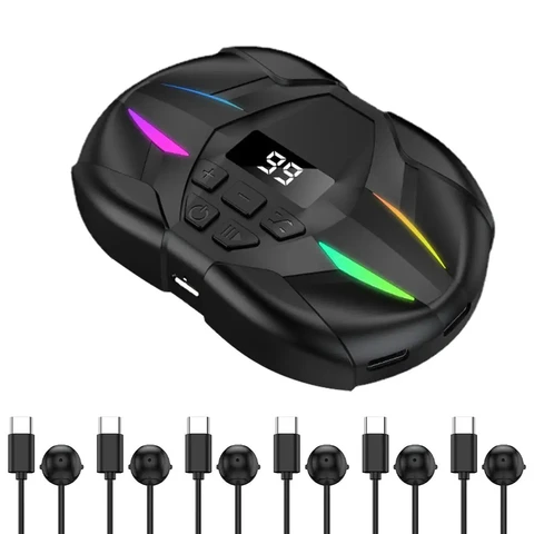 Автоматический кликер на экране мобильного телефона с цифровым дисплеем и RGB-подсветкой. Автоматический кликер на телефон для игр. Прямые трансляции. Zadania с наградами.