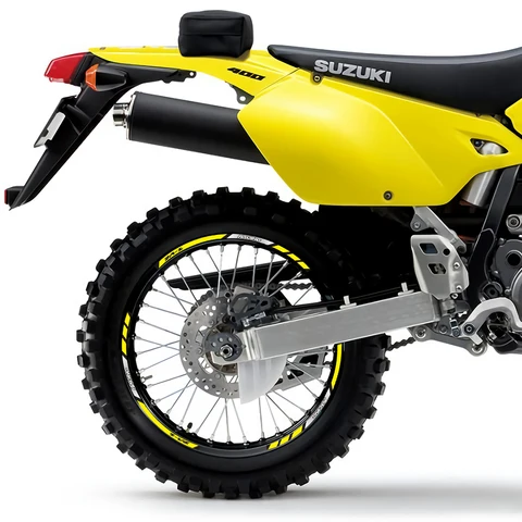 Подходит для Suzuki DRZ 400 400S 400E 2000-2021, наклейка на ступицу колеса мотоцикла, светоотражающая наклейка, полоса обода, наклейка на обод колеса