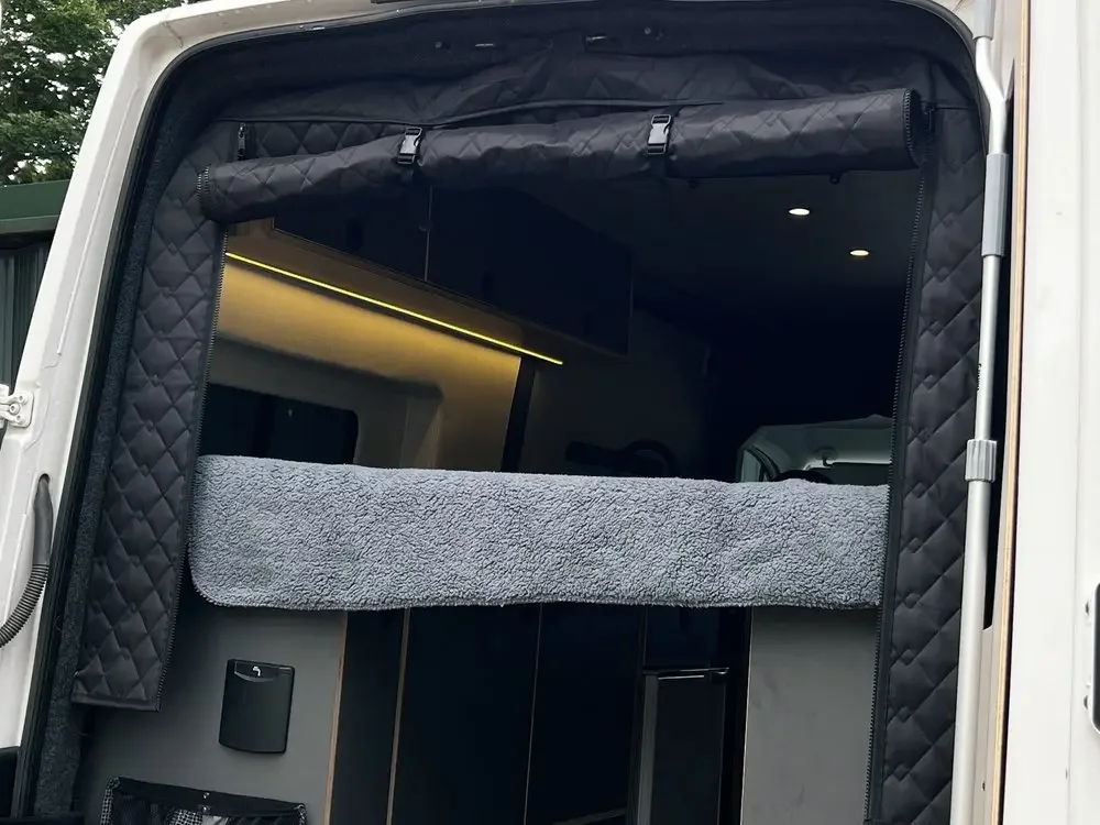 Фото 1 шт., изолированная крышка заднего сарая для автодома, термоэкран для Peugeot Boxer Fiat Ducato Citroen, реле Ram Promaster, аксессуары для автофургонов №2