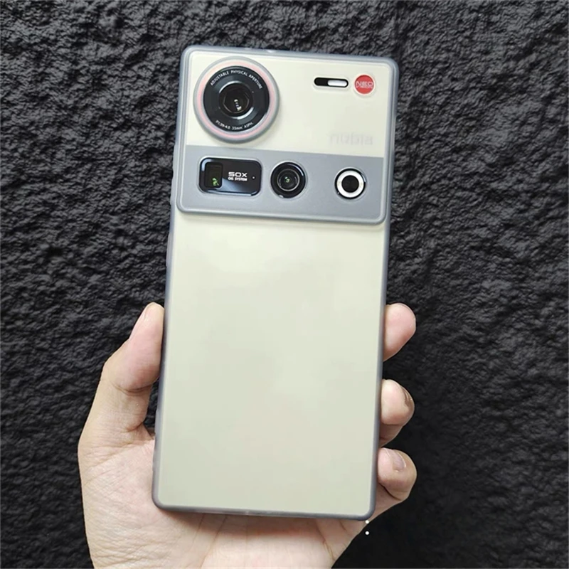 Фото Чехол для ZTE Nubia Z70S Ultra Z70 Z60 Z50 S Pro 5G, магнитный матовый прозрачный мягкий силиконовый чехол для задней панели телефона, защитный чехол №3