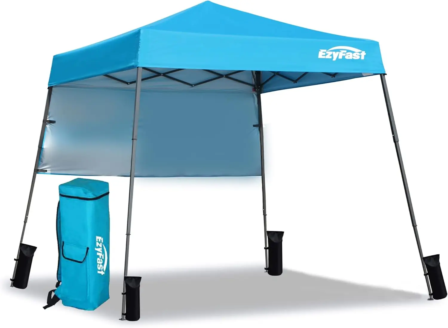 

Ultra Compact Backpack Canopy, Pop Up Shelter, Portable Sports Cabana, 7.5 x 7.5 ft Base / 6 x 6 ft top for Hiking, Camping, Fis