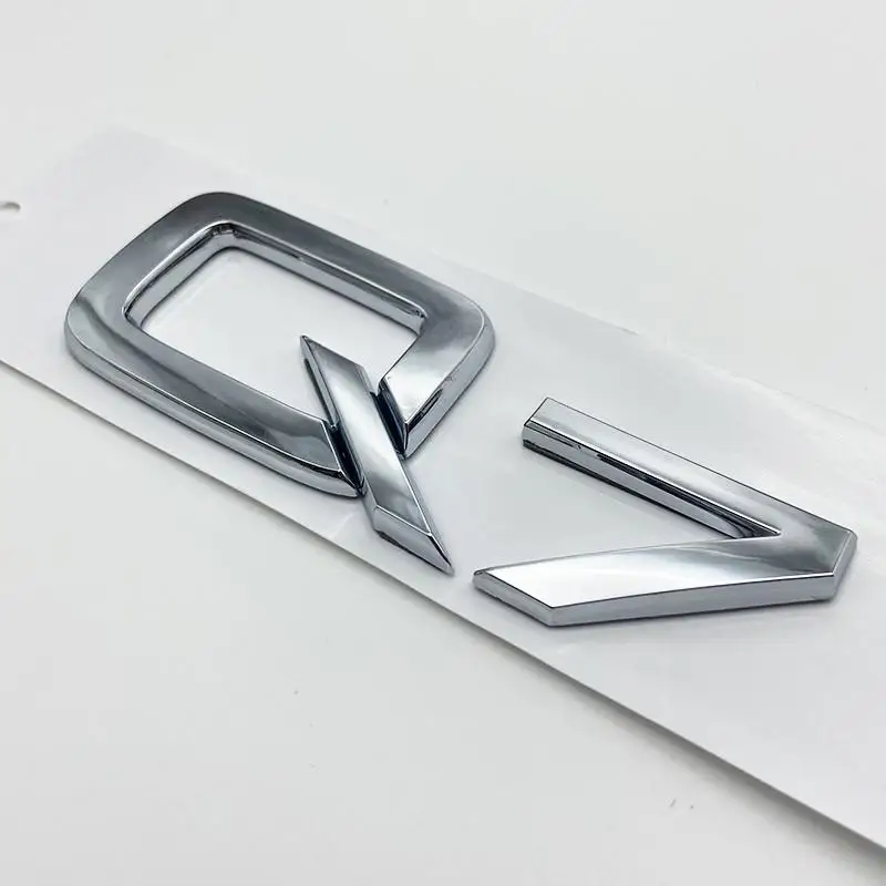 

Эмблема с 3D буквами и цифрами для Audi A3 A4 A5 A6 A7 A8 Q2 Q3 Q5 Q7 Автомобильная крышка багажника, табличка с именем, наклейка с логотипом, хром, глянцевый черный