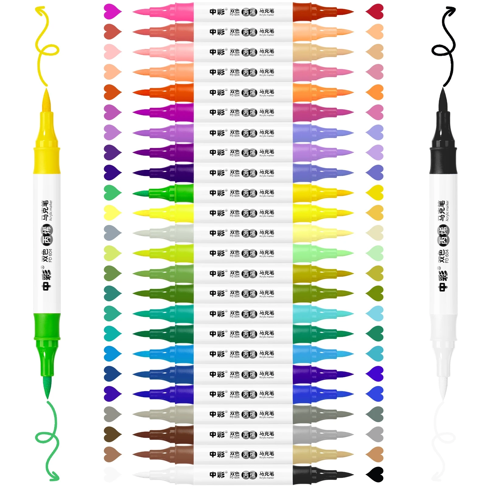 arrtx Акриловые маркеры 48 цветов | AliExpress