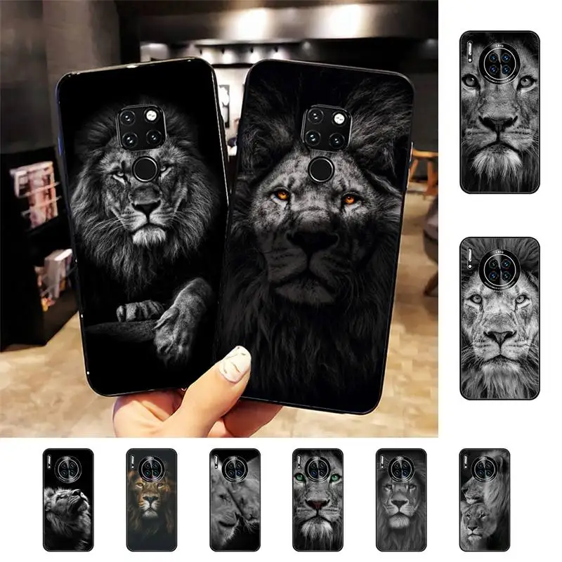 

YNDFCNB Animals The Lion Phone Case for Huawei Mate 20 10 9 40 30 lite pro X Nova 2 3i 7se