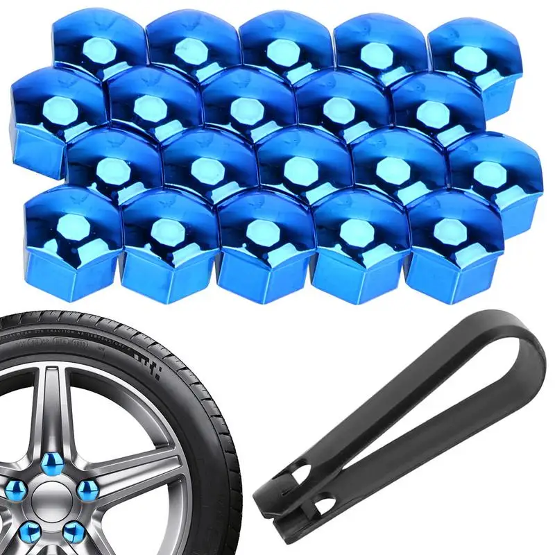 

Tire Stem Caps For Car 20 Pack Hexagon Shape Tire Caps All-Weather Corrosion Resistant And Leak-Proof Air Protection Caps Wheel