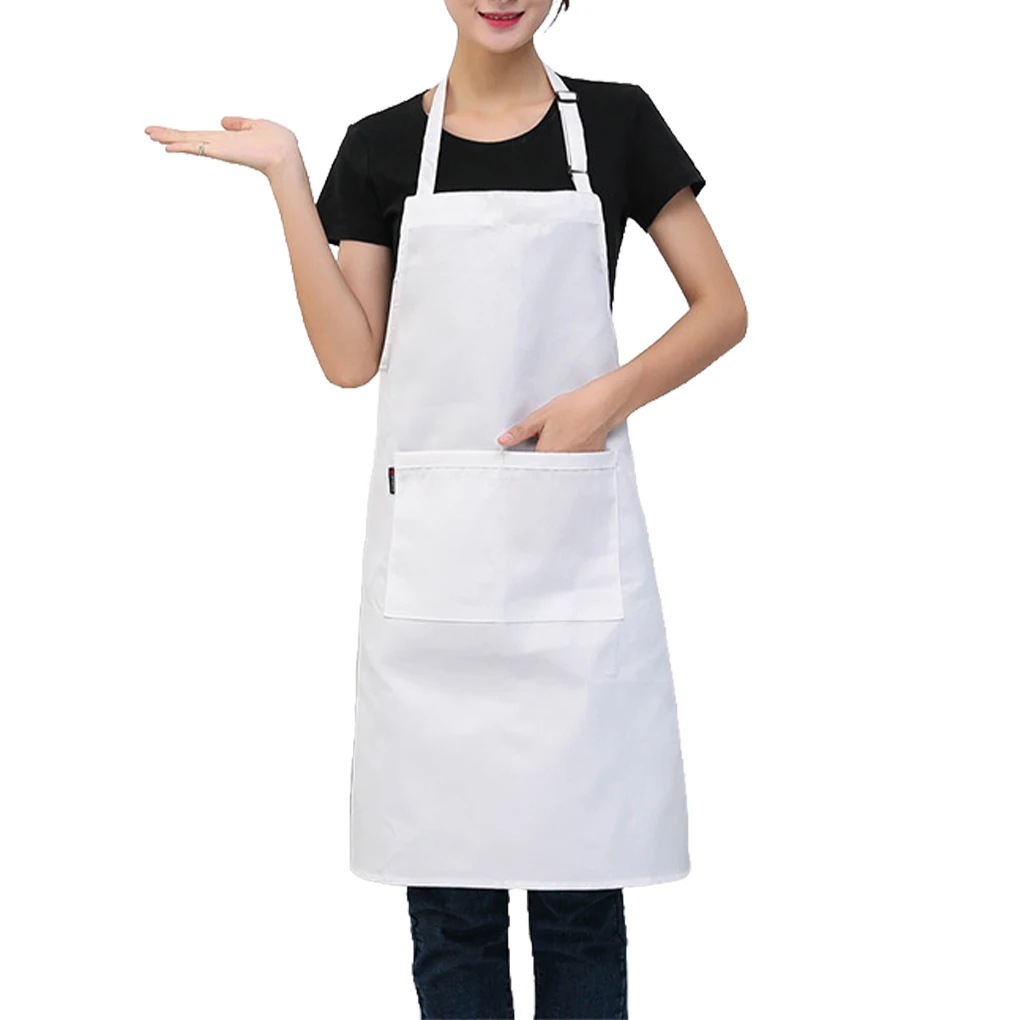 

2 Pieces Aprons for Men Pinafore with Front Pockets Professional Home Supplies Covering Protection For Restaurant yellow