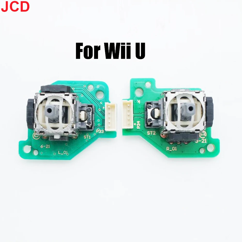 

JCD Left Right Analog Joystick Thumb Stick Sensor Module with PCB Board For Wii U Gamepad WiiU Pad Controller