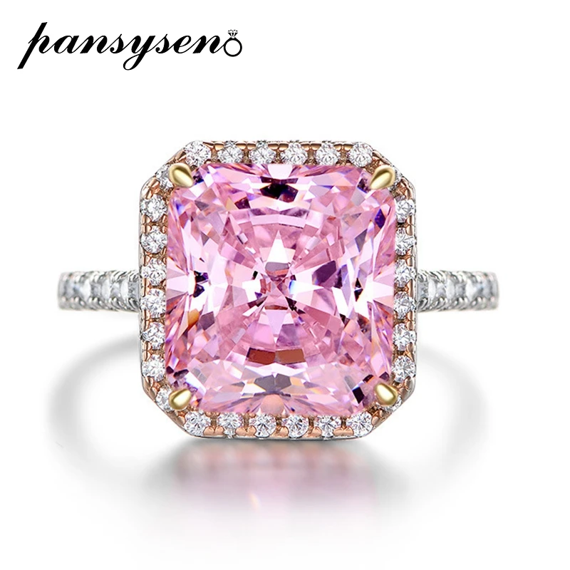 

Женское кольцо из серебра 100% пробы с бриллиантами, 925 пробы