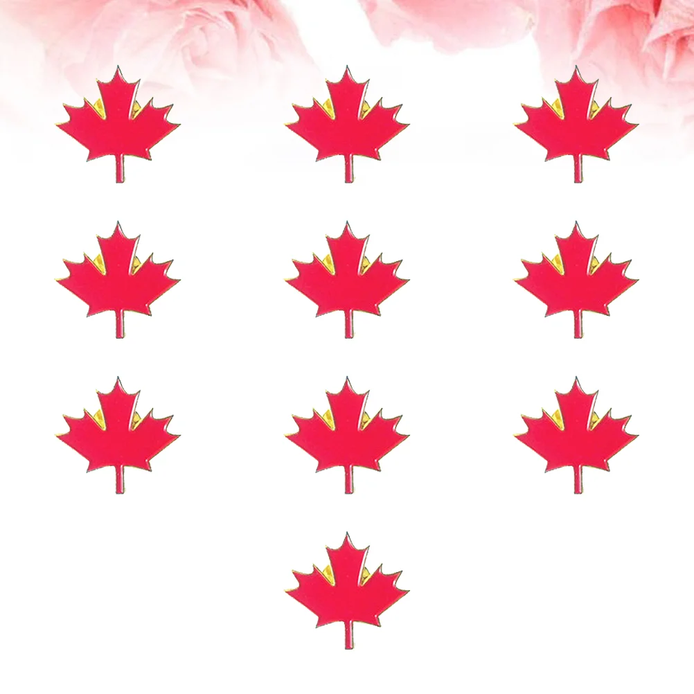 

Pin Maple Brooch Leaf Lapel Canada Jewelry Metal Red Breastpin Badge Canadian Girl Women Thanksgiving Accessory Fashion Retro