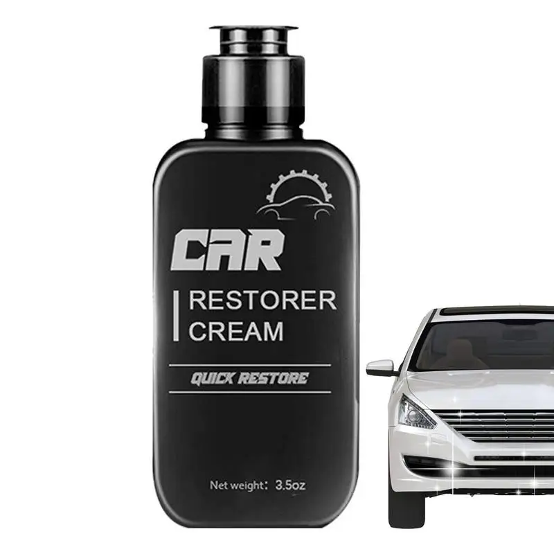 

Car Trim Restorer Car Refurbishment Cleaning Auto Leather Refurbishment Paste Washable Refresh Aging And Leather Surface