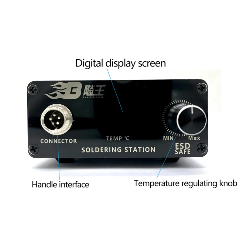 Паяльная станция T12 Электрический паяльник высокой мощности с цифровым дисплеем