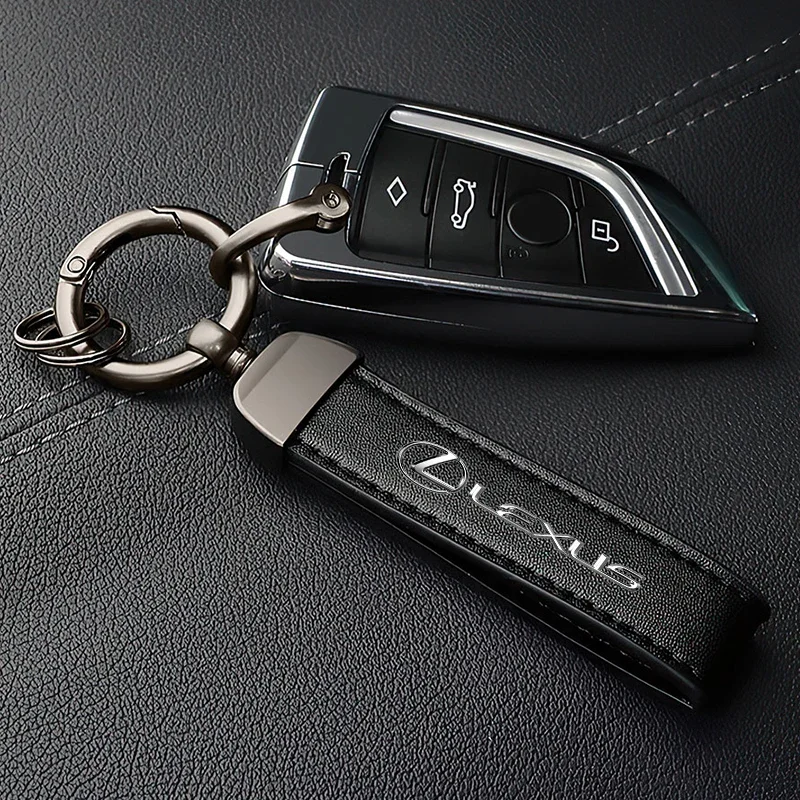 Автомобильный брелок Lexus из телячьей кожи цинкового сплава аксессуары для ключей