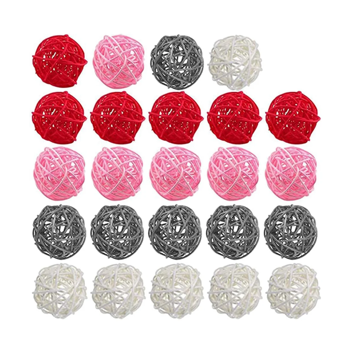 

Плетеные шарики, 24 упаковки, плетеные декоративные шарики для ВАЗ, наполнители для украшения, Свадебный декор