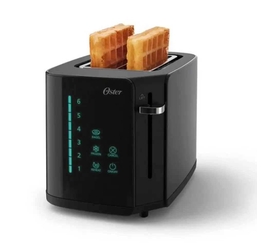 

� 2-Slice Touchscreen Toaster with Easy Touch Technology and Digital Countdown Timer Black