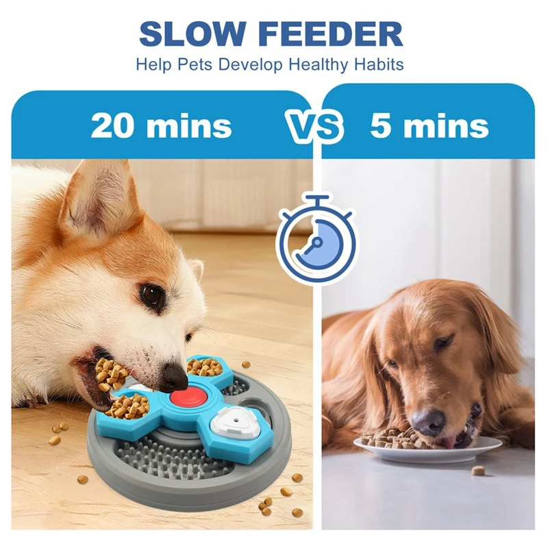 Обучающие игрушки медленная кормушка диспенсер для еды Интерактивная улучшение