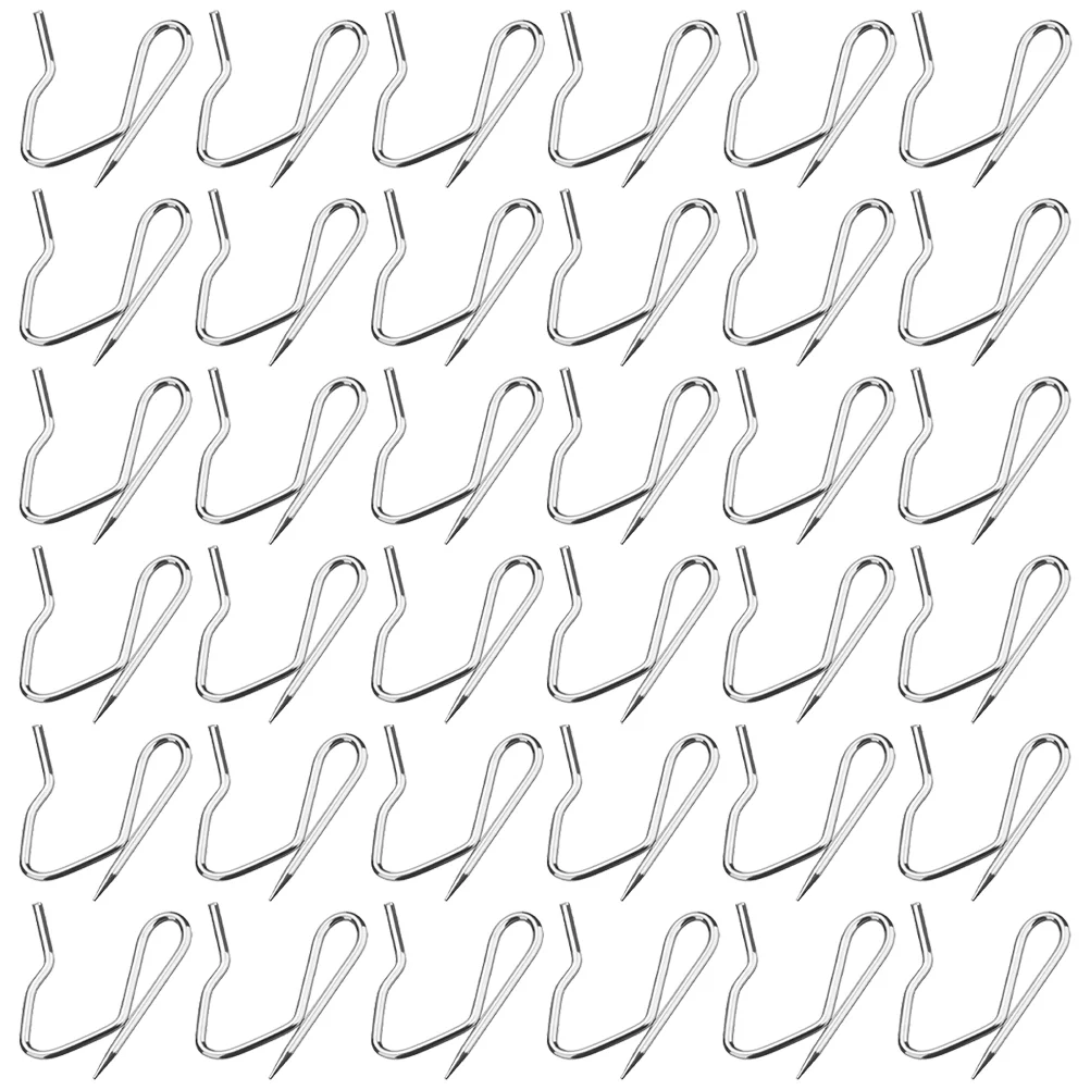 

Curtain Hooks Pin Hook Draperyforshower Drapes Curtains Stainless Steel Hanging Pleat Window Pleated Metal Rod Door Accessories