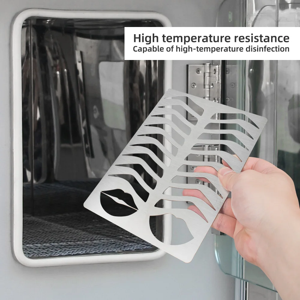 1 шт. многоразовый трафарет для практики макияжа бровей металлический шаблон