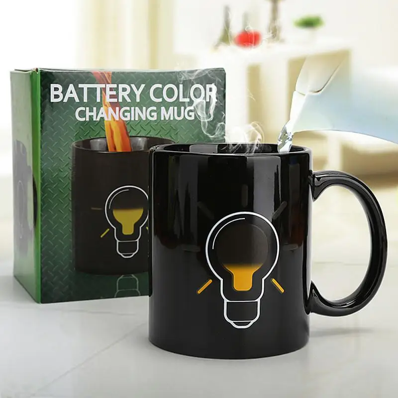 

Creative And Practical Household Items Thermochromic Bulb Ceramic Mug Household Products