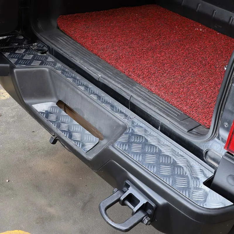 

Для Hummer H3 H3T 2005-09 Автомобильное внешнее украшение Задняя защитная панель Защитная панель из алюминиевого сплава Аксессуары для защиты тела 4...