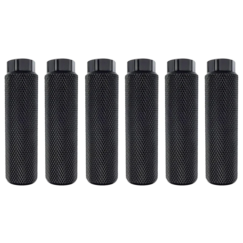 

3 Pairs Aluminum Alloy Bike Pegs For Mountain Bike Cycling Rear Stunt Pegs Fit 3/8 Inch Axles