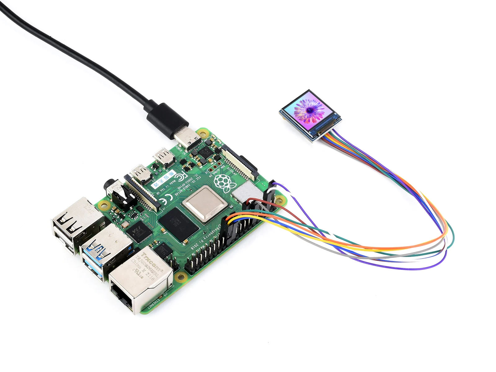 3 5-дюймовый ЖК-модуль панель IPS разрешение 0 85 × 128 интерфейс SPI цвета 65K