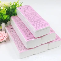 100pcs professional hair removal waxing strips non woven fabric waxing papers depilatory beauty tool for leg hairs removal