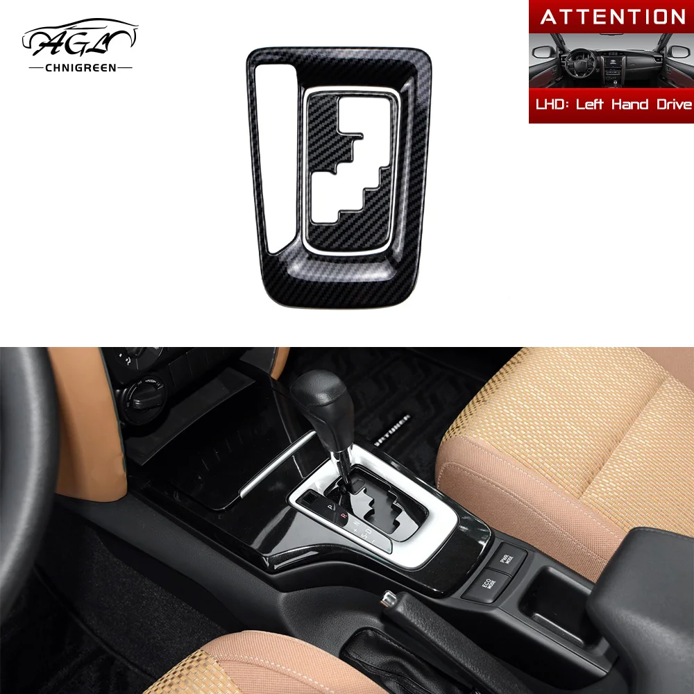 

ABS Carbon Fiber Color Gear Shift Frame Trim Panel Cover for Toyota Fortuner 2016 2017 2018 2019 2020 2021 2022