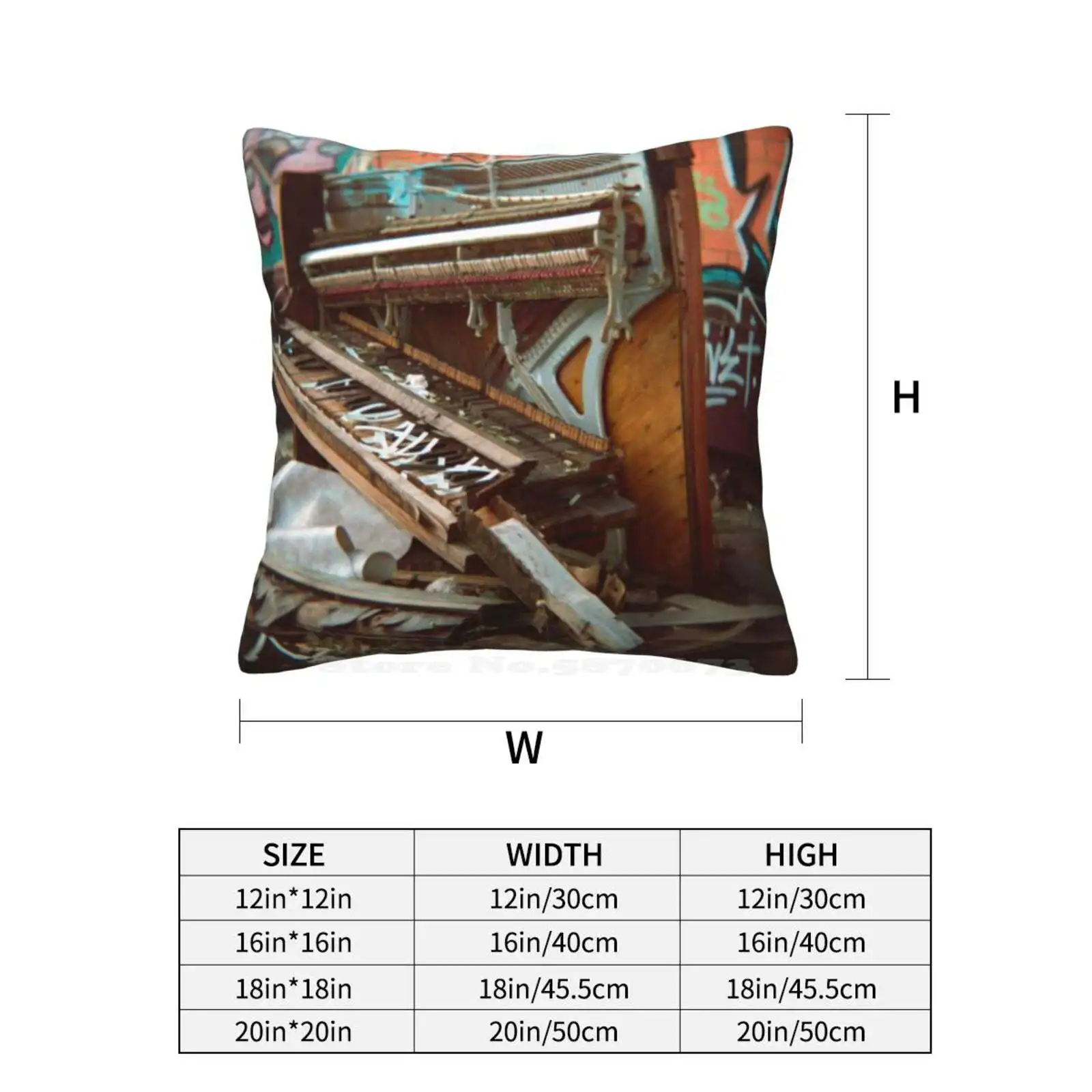 Классическая наволочка для мусора (Holga) граффити Holga Piano