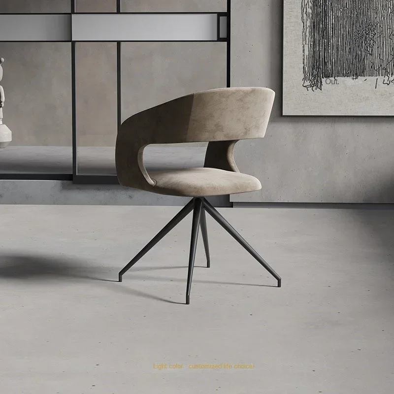 Sedia da pranzo rotante отânante минималистский публичный сон для и tempo libero lusso per uso