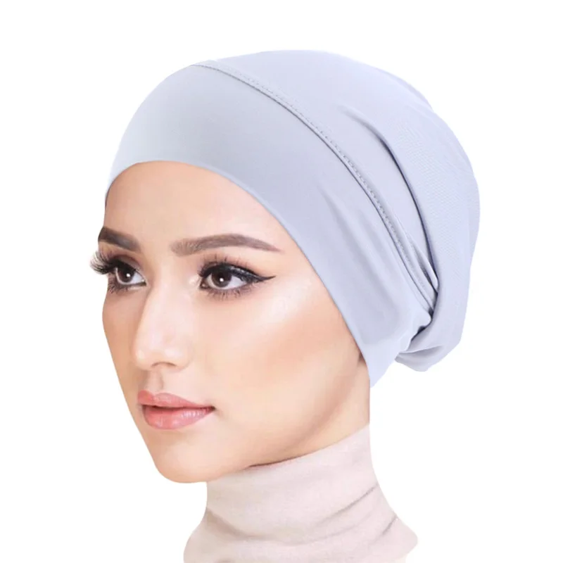 

New Muslim Women Cross Sleep Chemo Hat Beanie Turban Hat scarf Cancer Chemo Beanie Cap Women's Hijabs Hijab Caps Head Wrap Hair
