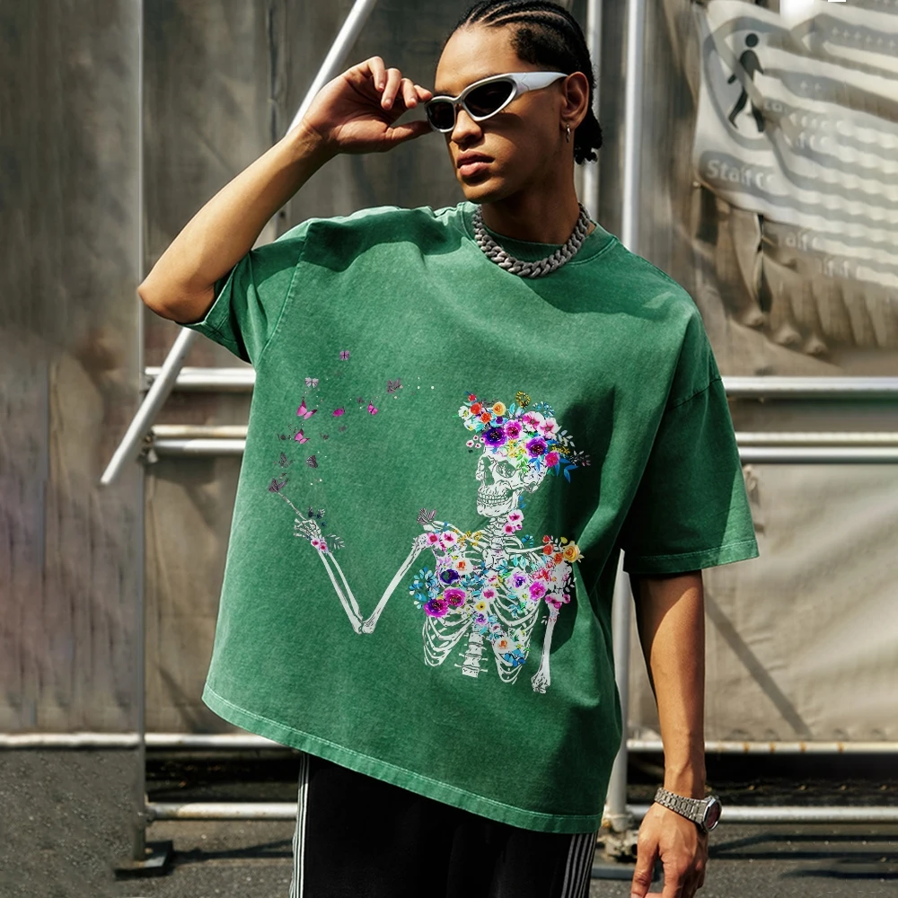 ity modny trend graficzny T Shirt Unisex Fit Short Sleeves Tee Cool Patterns Design Sense Streetwear Oversized Men Women Top