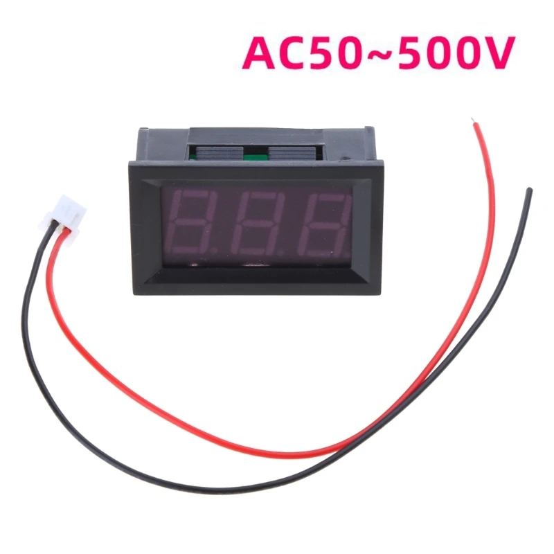 Вольтметр переменного тока 220 В 380 50-500 0 56 дюйма цифровой тестер напряжения с