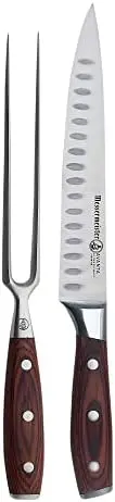 

Pakkawood Kullenschliff Carving Knife and Fork Set, 2 Piece