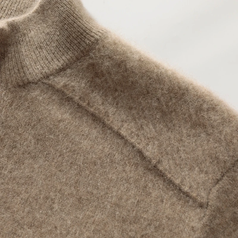 Свитер из 100% чистого кашемира класса А мужской вязаный пуловер с