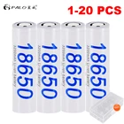 1-20 шт. 18650 батарея 100% Оригинал 3,7 v NCR18650B 3200mah 18650 литий-ионная аккумуляторная батарея для фонариков