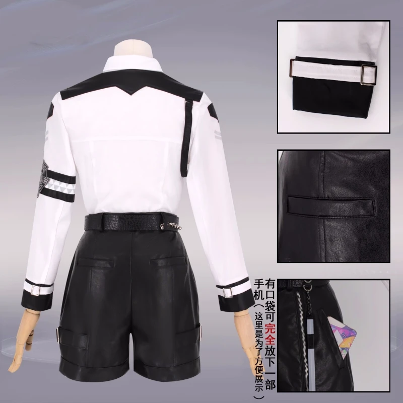 Heroine Косплей Любовь и Deepspace Xavie Женская модная полицейская форма Костюмы на