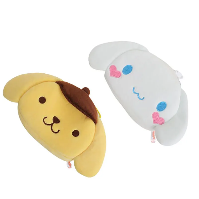 

Kawaii Cinnamoroll помпон пурин Sanrioed плюшевая сумка подвеска брелок мультфильм милый аниме плюшевая монета Фотосумка подарок для девочек