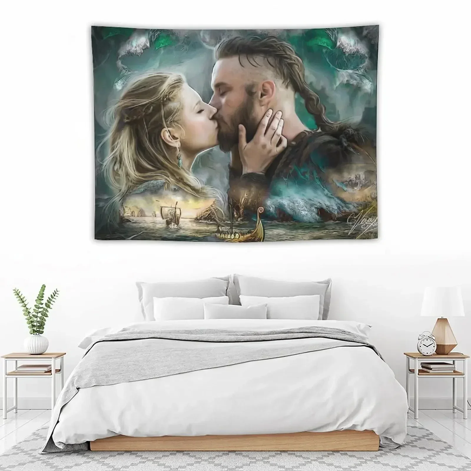 Гобелен Kingdom Of Odin VKS эстетическое украшение комнаты украшения для дома гобелен