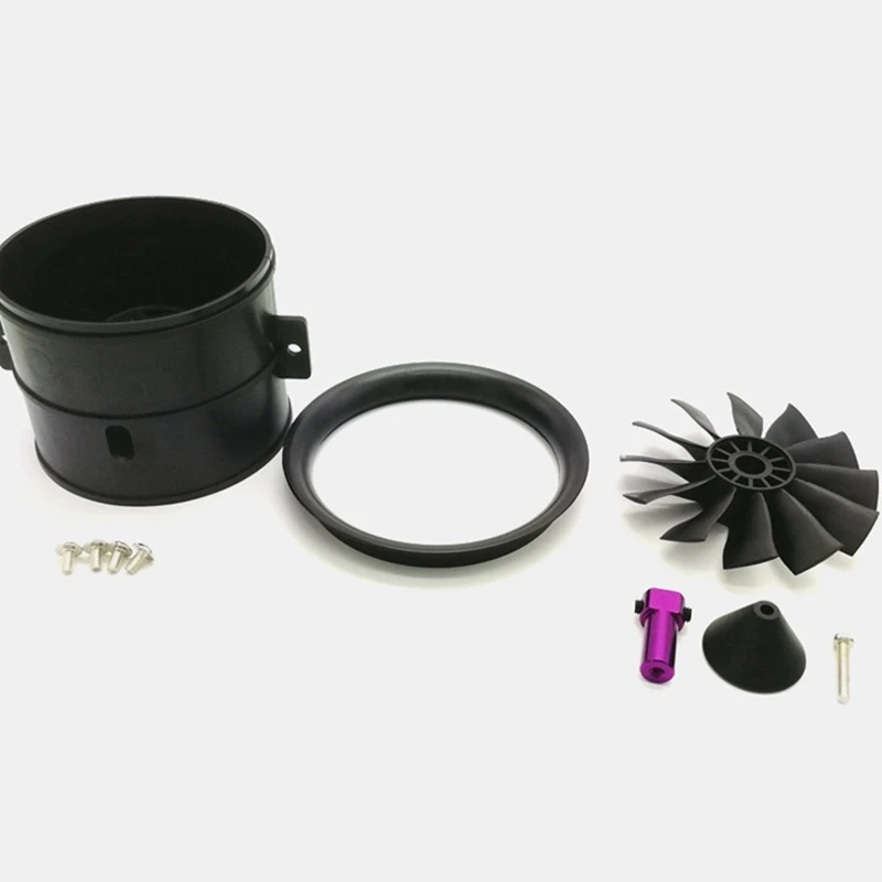 POWERFUN 70 мм 12 лезвий Ducted Fan EDF Unit с 4S 3400KV бесщеточный двигатель для радиоуправляемого