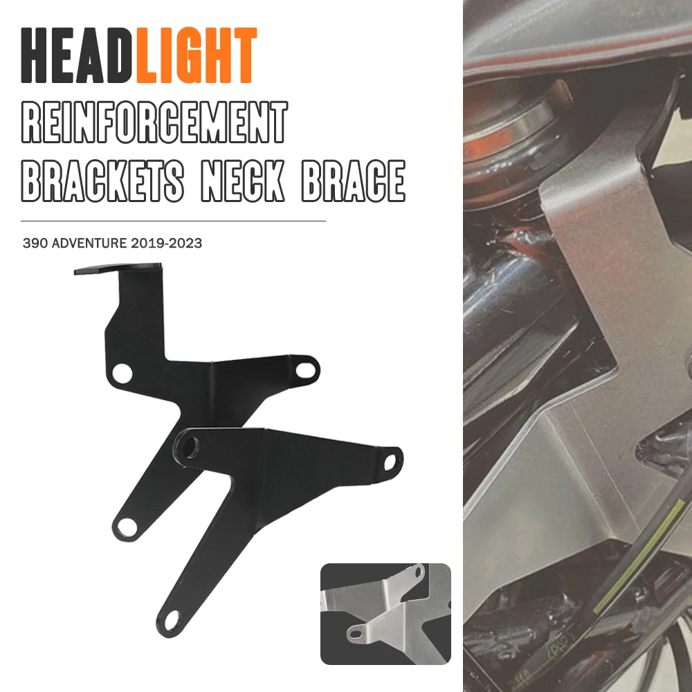

Motorcycle Headlight Reinforcement Brackets 390 ADVENTURE 2020 2021 2022 Accessories Motorbike 390 adv Neck Brace