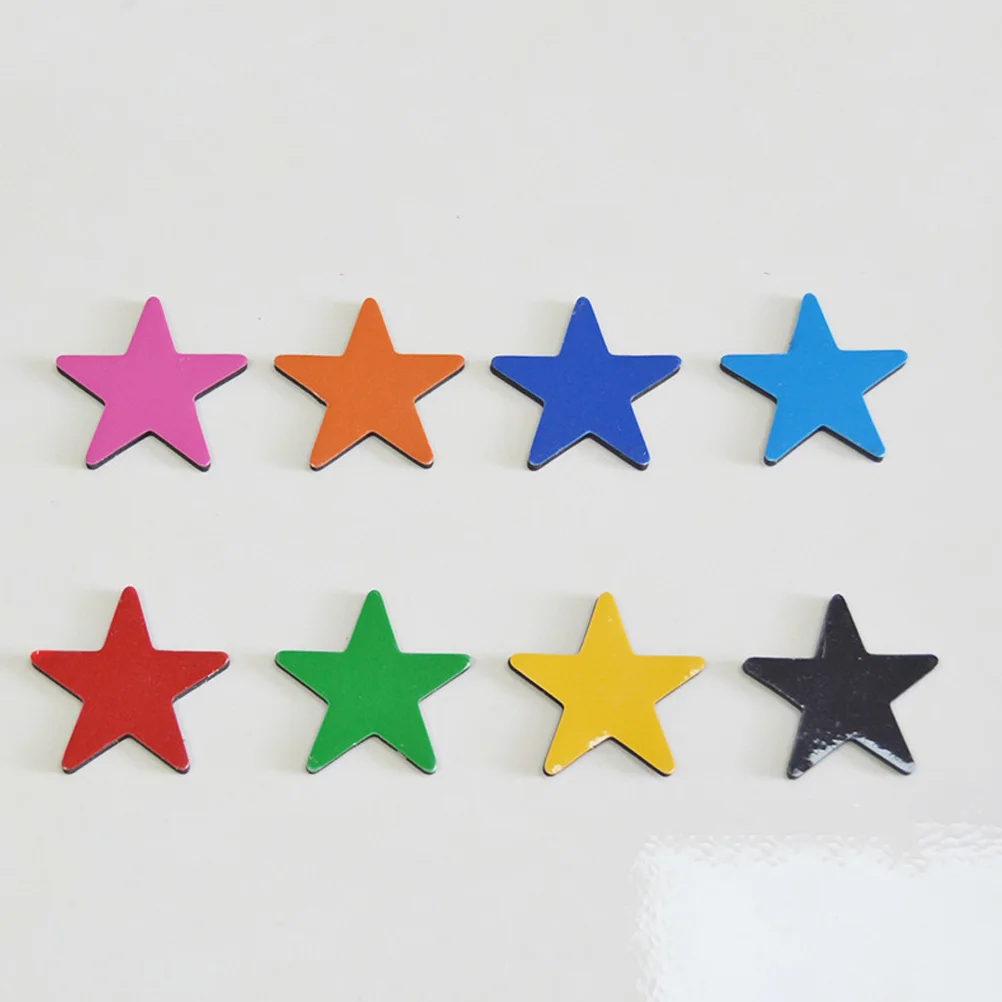 

20Pcs Five-Pointed Star Fridge Magnet Creative Fridge Sticker Refrigerator Magnet Mixed Color