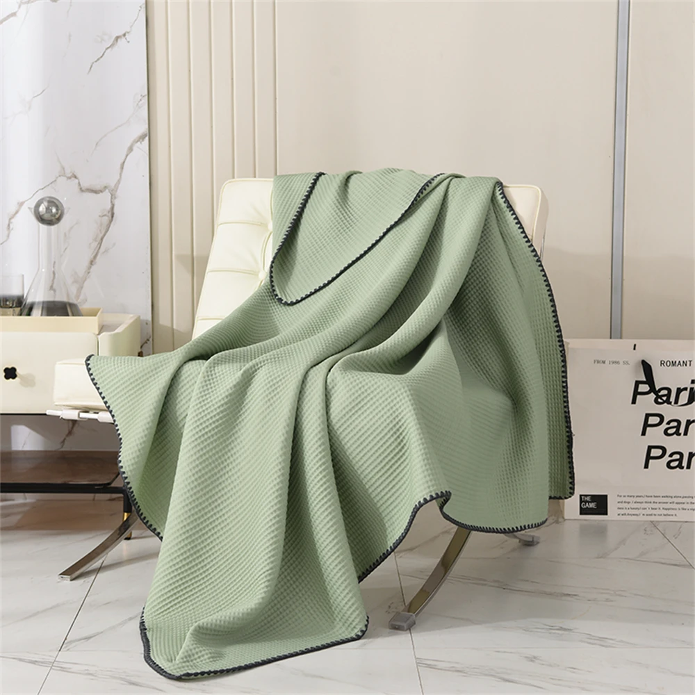 

Blanket Portable Air Conditioning Office Nap Throw Blanket Quilt Summer Thin Comforter Blankets For Beds Shawl Sofa Towel Cover