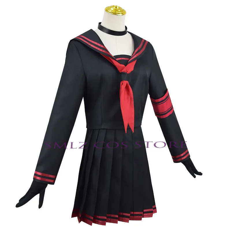 Nakamasa Ichika Косплей Игра Синий Архив Костюм Школьная Черная Униформа Юбка Парик