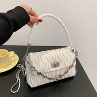 fashion crossbody chain pleated cloud bag 2022 new diamond tote handbags women bags