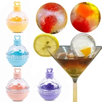 round ball ice cube mold ice cream ice ball maker plastic ice mould diy whiskey coffee drink bar tool kitchen gadget accessories
